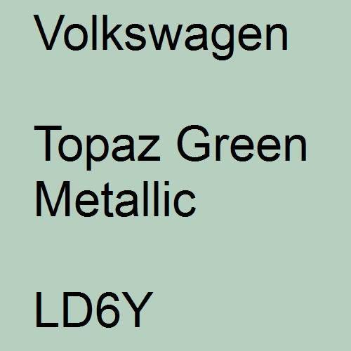 Volkswagen, Topaz Green Metallic, LD6Y.